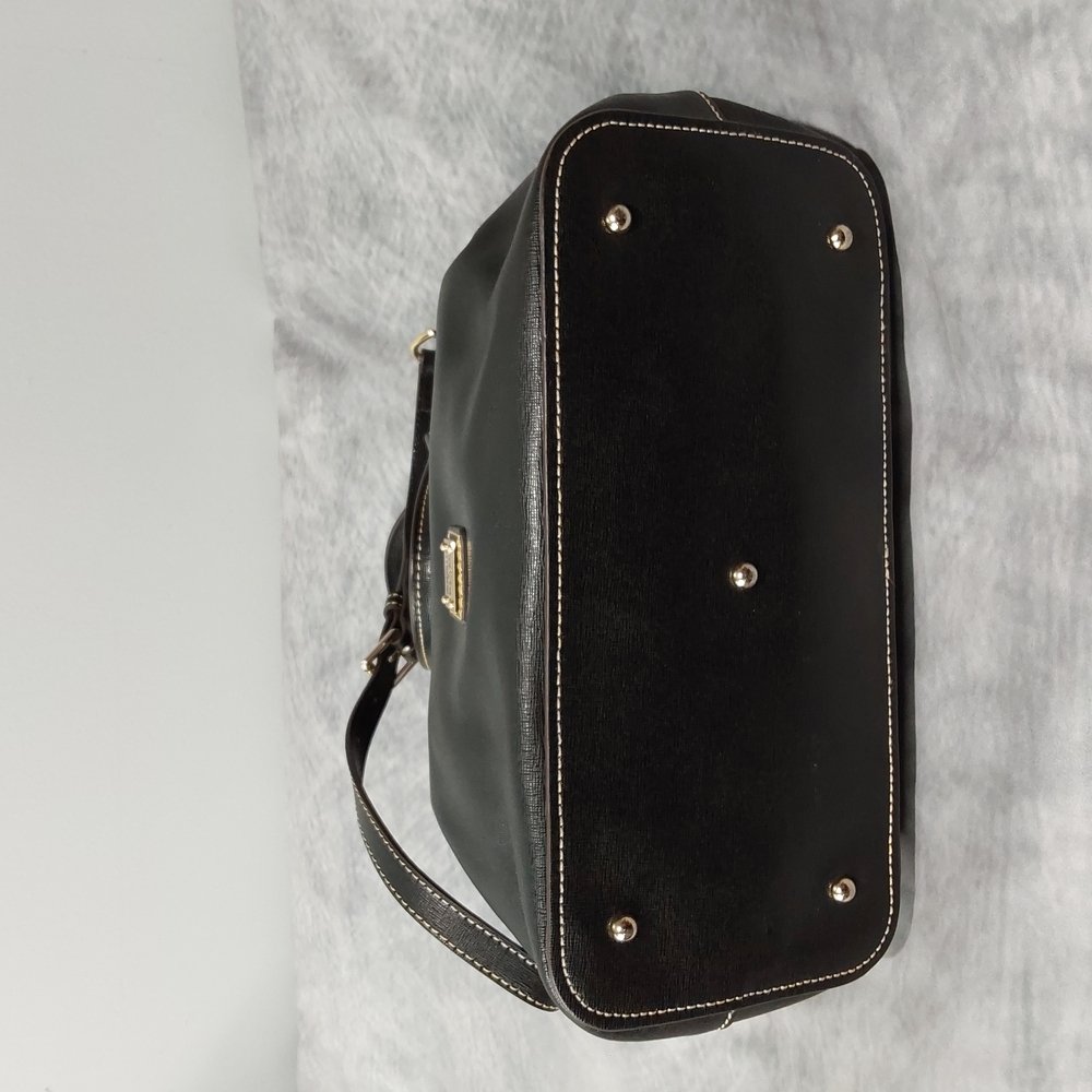 Dooney & Bourke Lucca Pebble Leather Large Barlow Tote in Black - Picture 6 of 10